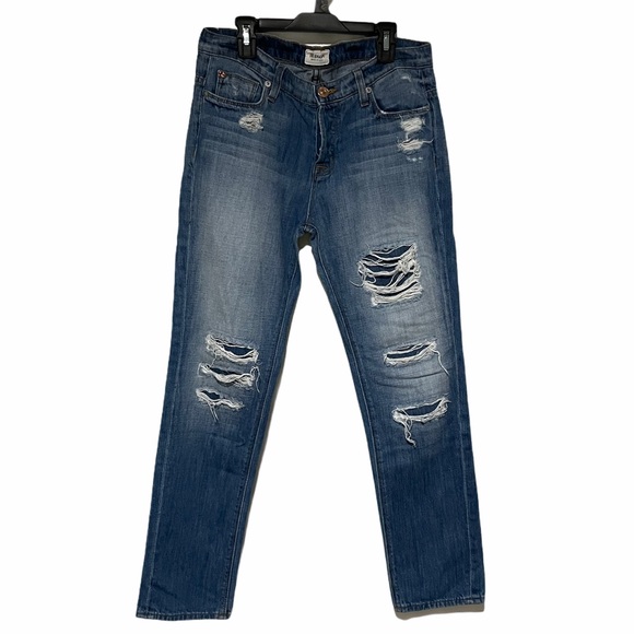 Hudson Jeans Denim - Hudson Leigh Boyfriend Distressed Jeans 25 0